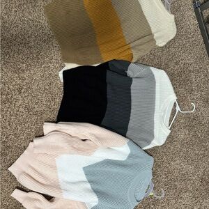 Colorblock Women's Sweater Collection